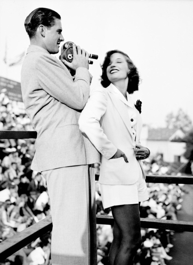 Errol Flynn and Lily Damita